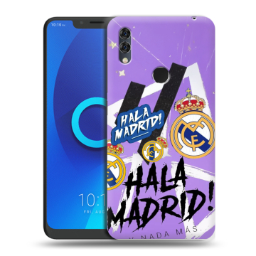 Силиконовый чехол на Alcatel 5V с принтом Real Madrid Реал Мадрид