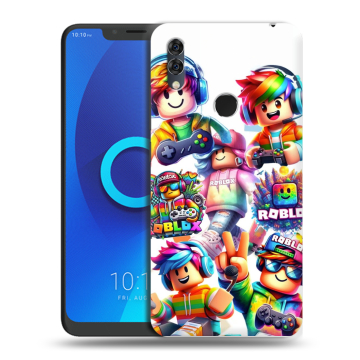 Силиконовый чехол на Alcatel 5V с принтом Roblox Роблокс Силиконовый чехол на Alcatel 5V с принтом Roblox Роблокс