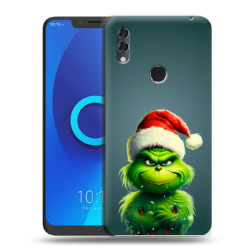 Силиконовый чехол на Alcatel 5V с принтом Новый год Силиконовый чехол на Alcatel 5V с принтом Новый год