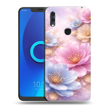 Силиконовый чехол на Alcatel 5V с принтом женский Силиконовый чехол на Alcatel 5V с принтом женский