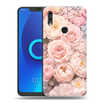 Силиконовый чехол на Alcatel 5V с принтом женский Силиконовый чехол на Alcatel 5V с принтом женский