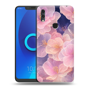 Силиконовый чехол на Alcatel 5V с принтом женский Силиконовый чехол на Alcatel 5V с принтом женский