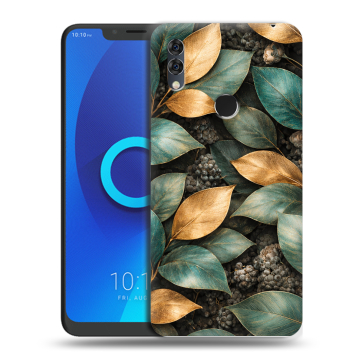 Силиконовый чехол на Alcatel 5V с принтом женский