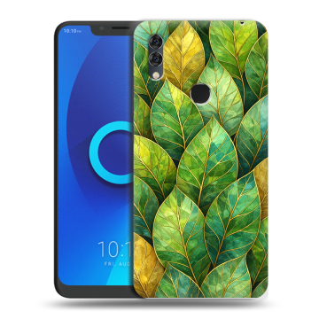 Силиконовый чехол на Alcatel 5V с принтом женский Силиконовый чехол на Alcatel 5V с принтом женский