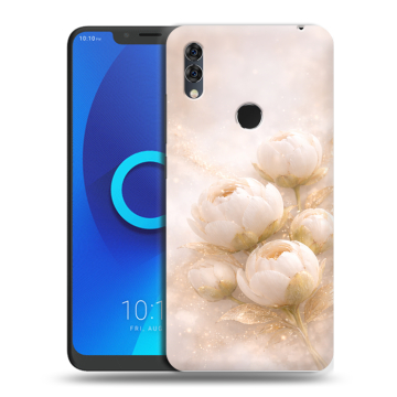 Силиконовый чехол на Alcatel 5V с принтом женский Силиконовый чехол на Alcatel 5V с принтом женский