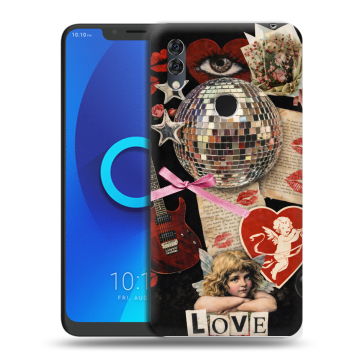 Силиконовый чехол на Alcatel 5V с принтом для девочек Силиконовый чехол на Alcatel 5V с принтом для девочек