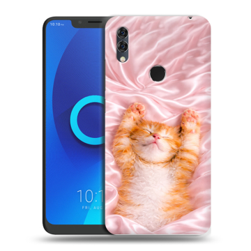 Силиконовый чехол на Alcatel 5V с принтом женский Силиконовый чехол на Alcatel 5V с принтом женский