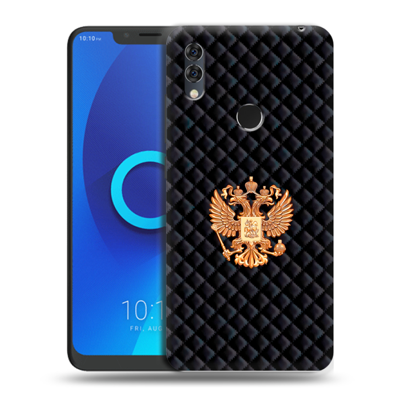 Силиконовый чехол на Alcatel 5V с принтом Герб России принт Силиконовый чехол на Alcatel 5V с принтом Герб России принт