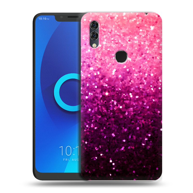 Силиконовый чехол на Alcatel 5V с принтом Блестки Силиконовый чехол на Alcatel 5V с принтом Блестки