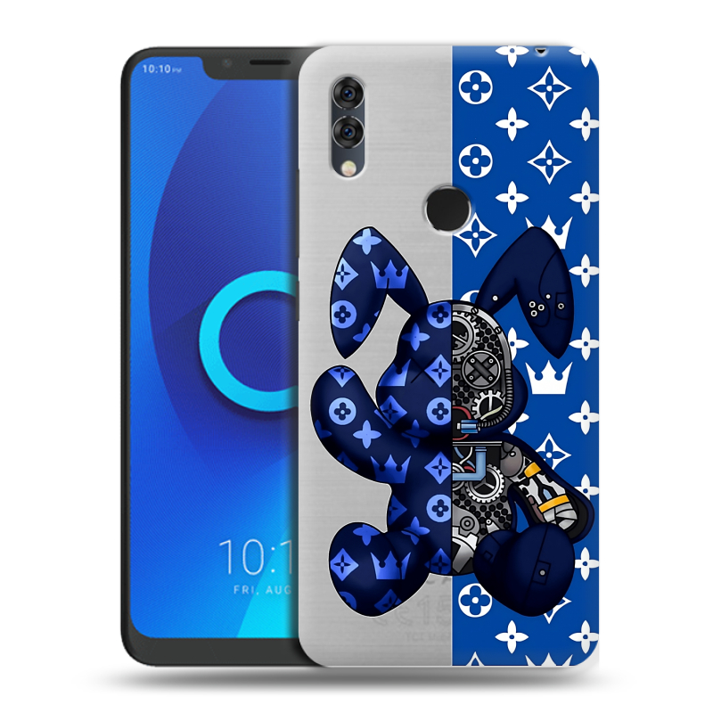 Силиконовый чехол на Alcatel 5V с принтом Луи робот Силиконовый чехол на Alcatel 5V с принтом Луи робот
