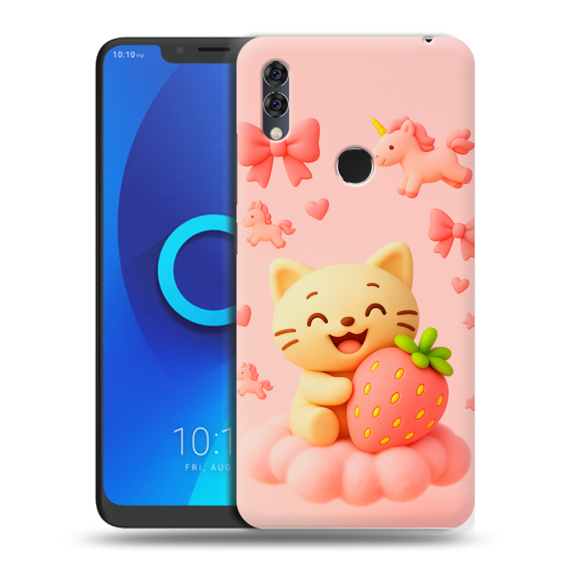 Силиконовый чехол на Alcatel 5V с принтом для девочек Силиконовый чехол на Alcatel 5V с принтом для девочек