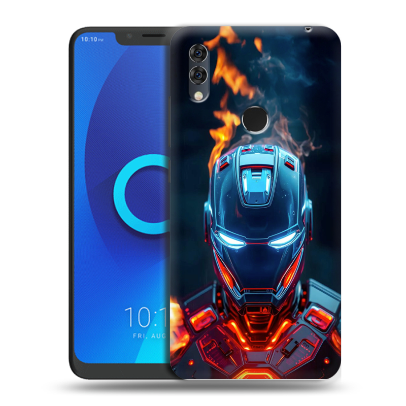 Силиконовый чехол на Alcatel 5V с принтом IronMan Железный человек Силиконовый чехол на Alcatel 5V с принтом IronMan Железный человек