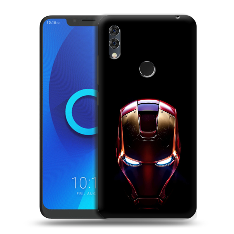 Силиконовый чехол на Alcatel 5V с принтом IronMan Железный человек Силиконовый чехол на Alcatel 5V с принтом IronMan Железный человек