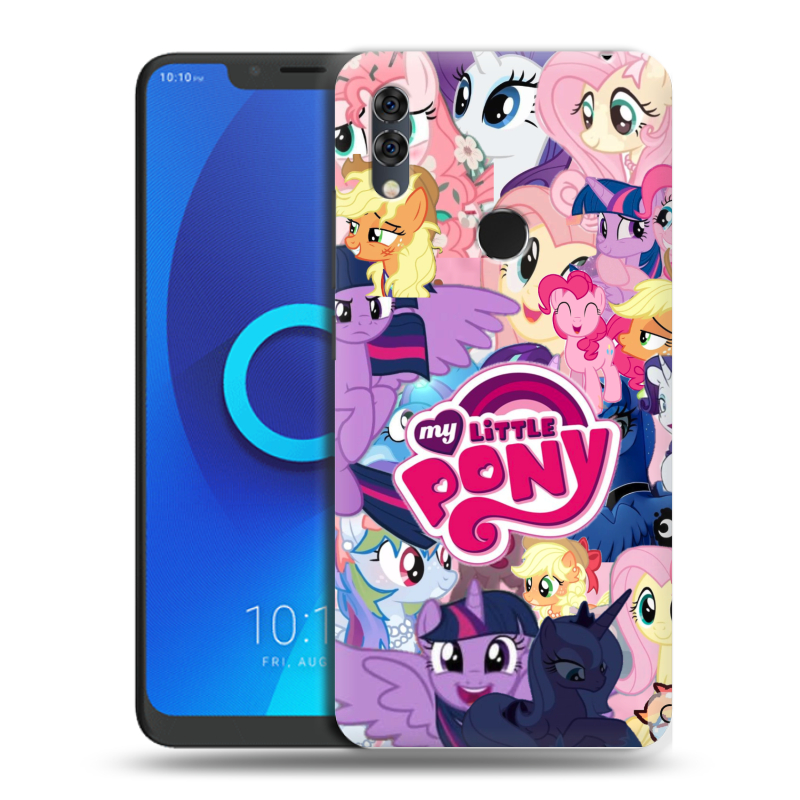 Силиконовый чехол на Alcatel 5V с принтом My little pony Дружба чудо Силиконовый чехол на Alcatel 5V с принтом My little pony Дружба чудо