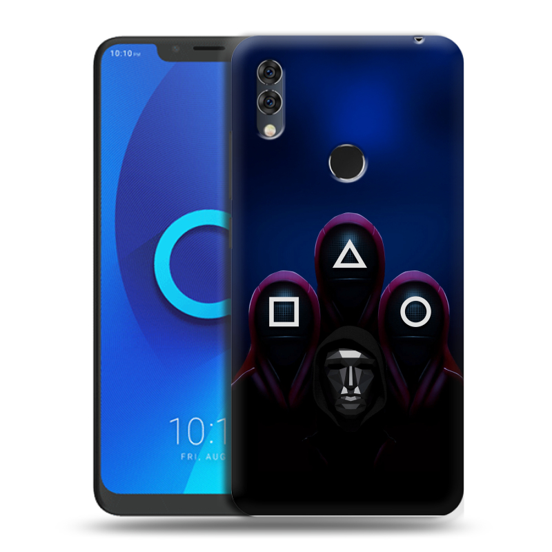 Силиконовый чехол на Alcatel 5V с принтом Игра Кальмара Силиконовый чехол на Alcatel 5V с принтом Игра Кальмара