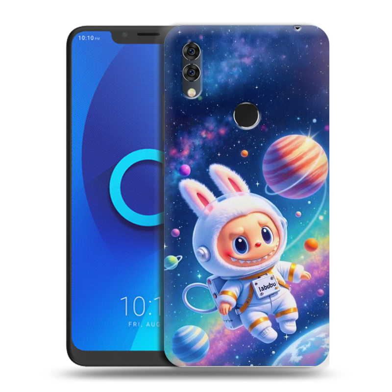 Силиконовый чехол на Alcatel 5V с принтом Labubu Лабубу Силиконовый чехол на Alcatel 5V с принтом Labubu Лабубу