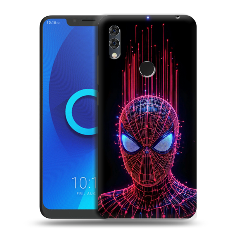 Силиконовый чехол на Alcatel 5V с принтом Spiderman Человек паук Силиконовый чехол на Alcatel 5V с принтом Spiderman Человек паук