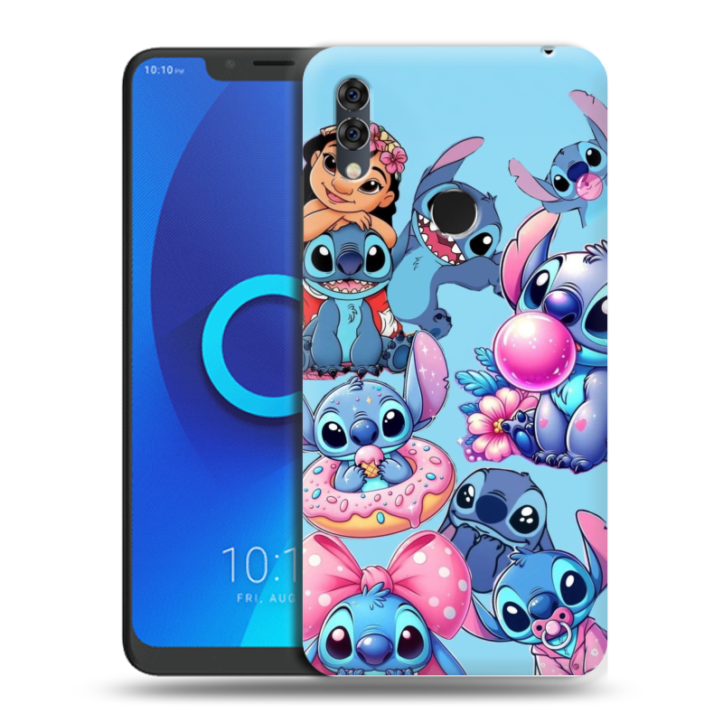 Силиконовый чехол на Alcatel 5V с принтом Лило и Стич Силиконовый чехол на Alcatel 5V с принтом Лило и Стич