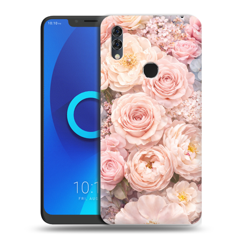 Силиконовый чехол на Alcatel 5V с принтом женский Силиконовый чехол на Alcatel 5V с принтом женский