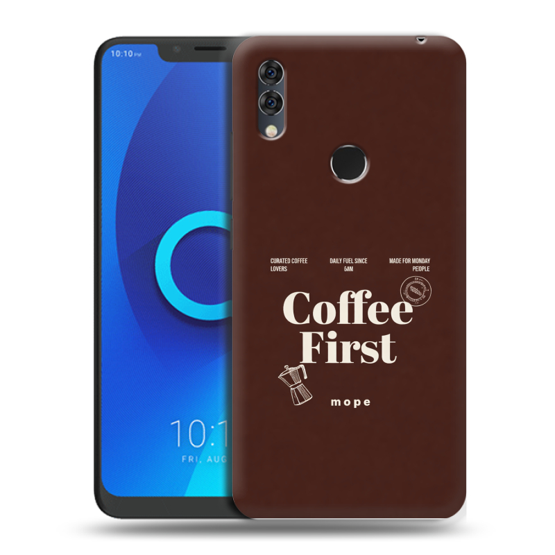 Силиконовый чехол на Alcatel 5V с принтом женский Силиконовый чехол на Alcatel 5V с принтом женский