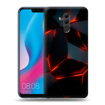 Силиконовый противоударный чехол на Huawei Mate 20 Lite с принтом Яркие абстракции Силиконовый противоударный чехол на Huawei Mate 20 Lite с принтом Яркие абстракции