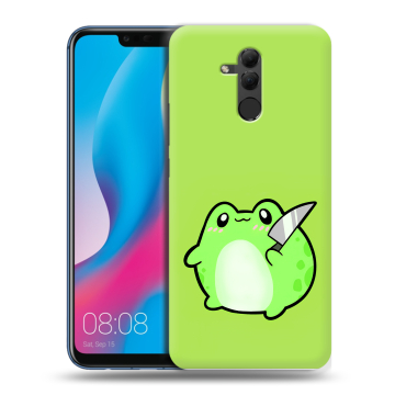 Силиконовый противоударный чехол на Huawei Mate 20 Lite с принтом Лягушенок Силиконовый противоударный чехол на Huawei Mate 20 Lite с принтом Лягушенок