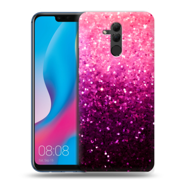 Силиконовый противоударный чехол на Huawei Mate 20 Lite с принтом Блестки
