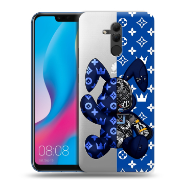 Силиконовый противоударный чехол на Huawei Mate 20 Lite с принтом Луи робот Силиконовый противоударный чехол на Huawei Mate 20 Lite с принтом Луи робот