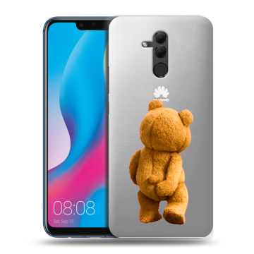 Силиконовый противоударный чехол на Huawei Mate 20 Lite с принтом Медведь