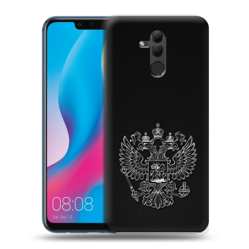 Силиконовый противоударный чехол на Huawei Mate 20 Lite с принтом Герб России Силиконовый противоударный чехол на Huawei Mate 20 Lite с принтом Герб России