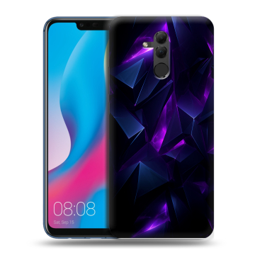 Силиконовый противоударный чехол на Huawei Mate 20 Lite с принтом Абстракиция Силиконовый противоударный чехол на Huawei Mate 20 Lite с принтом Абстракиция