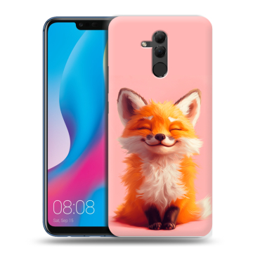 Силиконовый противоударный чехол на Huawei Mate 20 Lite с принтом милая лиса