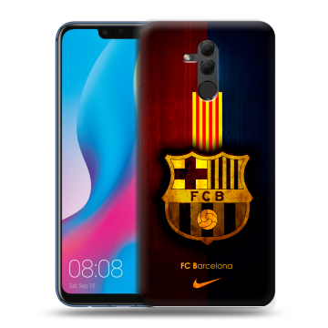 Силиконовый противоударный чехол на Huawei Mate 20 Lite с принтом Барселона Barcelona Силиконовый противоударный чехол на Huawei Mate 20 Lite с принтом Барселона Barcelona
