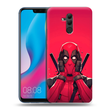 Силиконовый противоударный чехол на Huawei Mate 20 Lite с принтом Дедпул Deadpool