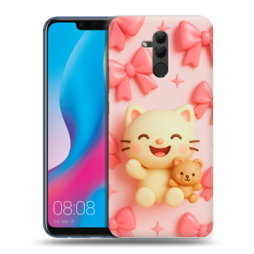 Силиконовый противоударный чехол на Huawei Mate 20 Lite с принтом для девочек Силиконовый противоударный чехол на Huawei Mate 20 Lite с принтом для девочек