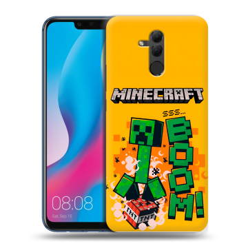 Силиконовый противоударный чехол на Huawei Mate 20 Lite с принтом Майнкрафт Minecraft Силиконовый противоударный чехол на Huawei Mate 20 Lite с принтом Майнкрафт Minecraft