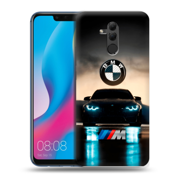 Силиконовый противоударный чехол на Huawei Mate 20 Lite с принтом БМВ BMW