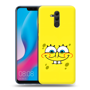 Силиконовый противоударный чехол на Huawei Mate 20 Lite с принтом спанчбоб спанч боб Силиконовый противоударный чехол на Huawei Mate 20 Lite с принтом спанчбоб спанч боб