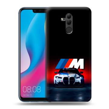 Силиконовый противоударный чехол на Huawei Mate 20 Lite с принтом БМВ BMW