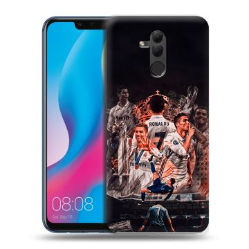 Силиконовый противоударный чехол на Huawei Mate 20 Lite с принтом Реал Роналдо Real Ronaldo Силиконовый противоударный чехол на Huawei Mate 20 Lite с принтом Реал Роналдо Real Ronaldo