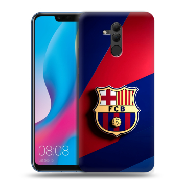 Силиконовый противоударный чехол на Huawei Mate 20 Lite с принтом Барселона Barcelona
