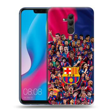 Силиконовый противоударный чехол на Huawei Mate 20 Lite с принтом Барселона Barcelona Силиконовый противоударный чехол на Huawei Mate 20 Lite с принтом Барселона Barcelona