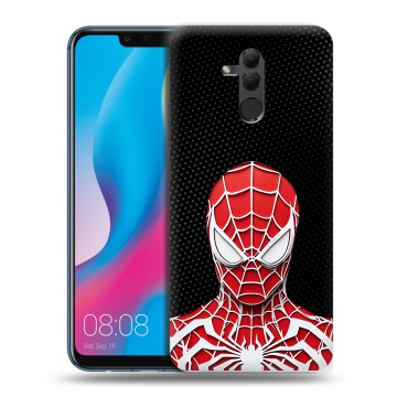 Силиконовый противоударный чехол на Huawei Mate 20 Lite с принтом человек паук spiderman