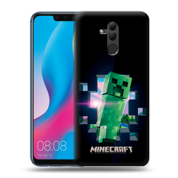 Силиконовый противоударный чехол на Huawei Mate 20 Lite с принтом Майнкрафт Minecraft Силиконовый противоударный чехол на Huawei Mate 20 Lite с принтом Майнкрафт Minecraft