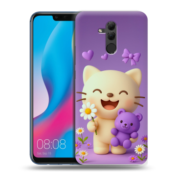 Силиконовый противоударный чехол на Huawei Mate 20 Lite с принтом для девочек Силиконовый противоударный чехол на Huawei Mate 20 Lite с принтом для девочек