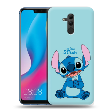 Силиконовый противоударный чехол на Huawei Mate 20 Lite с принтом Лило и Стич Силиконовый противоударный чехол на Huawei Mate 20 Lite с принтом Лило и Стич