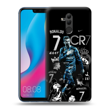 Силиконовый противоударный чехол на Huawei Mate 20 Lite с принтом Реал Роналдо Силиконовый противоударный чехол на Huawei Mate 20 Lite с принтом Реал Роналдо