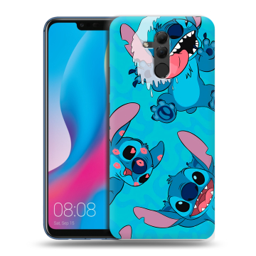 Силиконовый противоударный чехол на Huawei Mate 20 Lite с принтом Лило и Стич Силиконовый противоударный чехол на Huawei Mate 20 Lite с принтом Лило и Стич