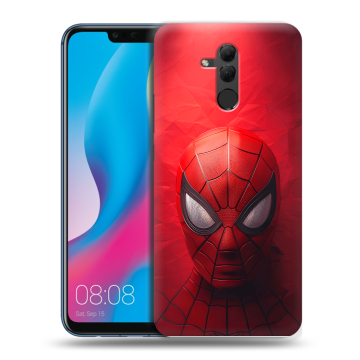 Силиконовый противоударный чехол на Huawei Mate 20 Lite с принтом Spiderman Человек паук