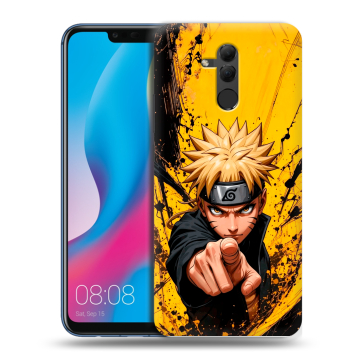 Силиконовый противоударный чехол на Huawei Mate 20 Lite с принтом Naruto Наруто